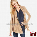 pull en cachemire ouvert noir le cardigan en tricot